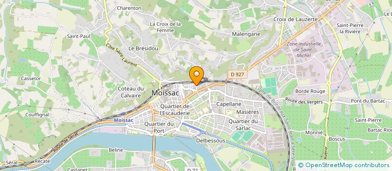 localisation de l'entreprise MONSIEUR PATRIX MAURIERES  MALAUSE