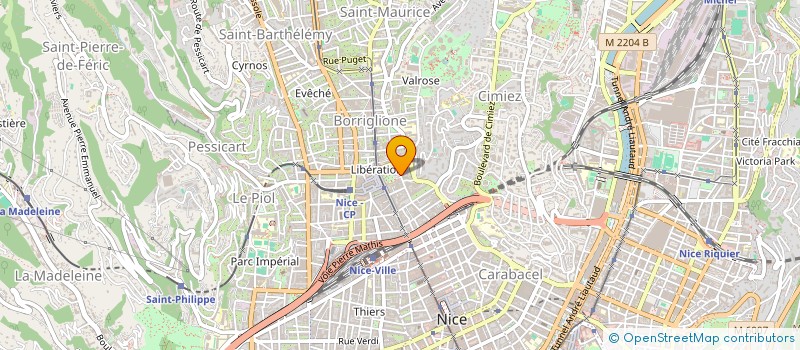 localisation de l'entreprise MONSIEUR PATRIZIO BARBERA à NICE