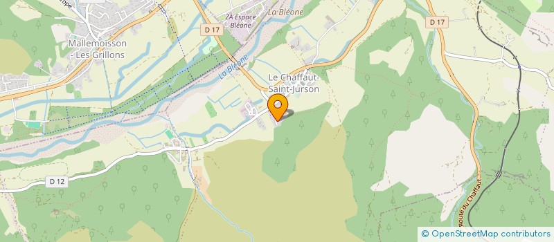 localisation de l'entreprise MONSIEUR PATRIZIO CORTESI  LE CHAFFAUT-SAINT-JURSON