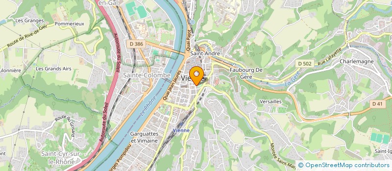 localisation de l'entreprise MONSIEUR PATRYK DOMANSKI à VIENNE