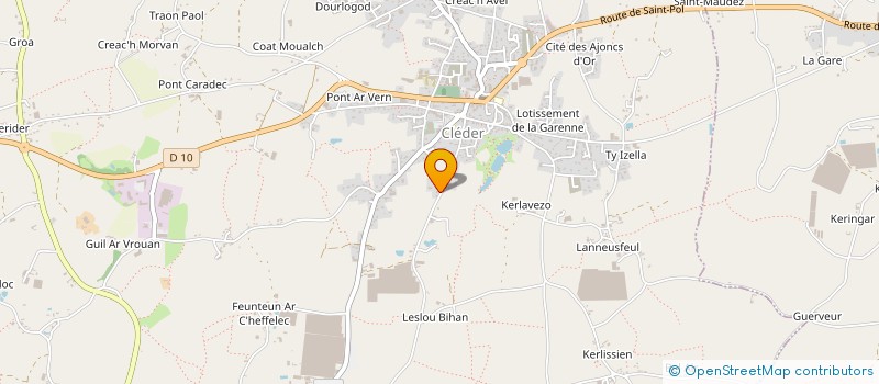 localisation de l'entreprise MONSIEUR PATRYK GIEMZA  CLEDER