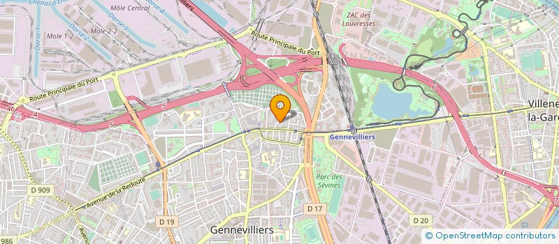 localisation de l'entreprise MONSIEUR PATRYK KACZMAREK  GENNEVILLIERS