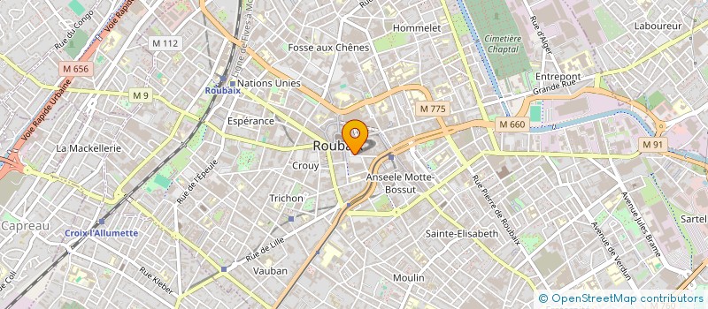 localisation de l'entreprise MONSIEUR PATRYK NOWICKI  ROUBAIX