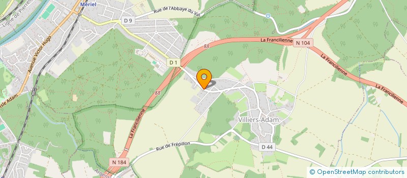 localisation de l'entreprise MONSIEUR PATRYK WIEDLOCHA  VILLIERS-ADAM