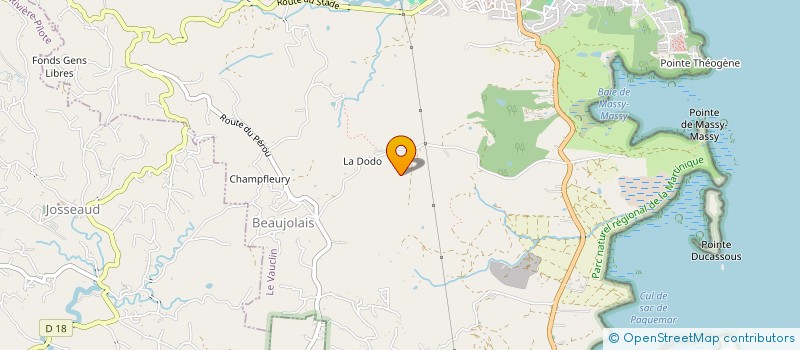 localisation de l'entreprise MONSIEUR PATSON SAINT-VAL  LE VAUCLIN