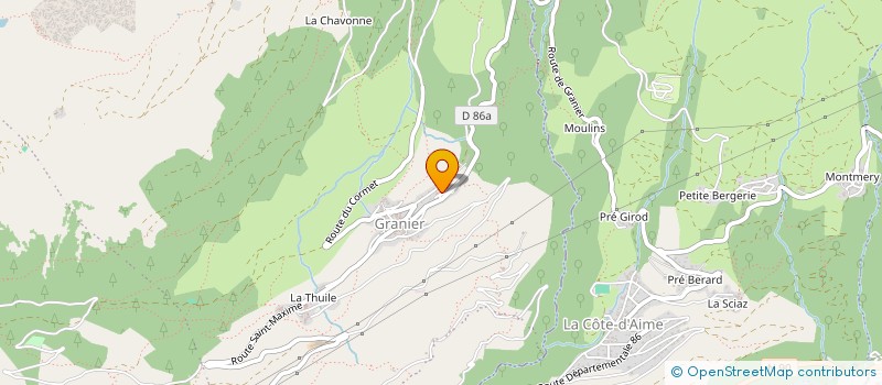 localisation de l'entreprise MONSIEUR PATXI DUNAND  CELLES-SUR-DUROLLE