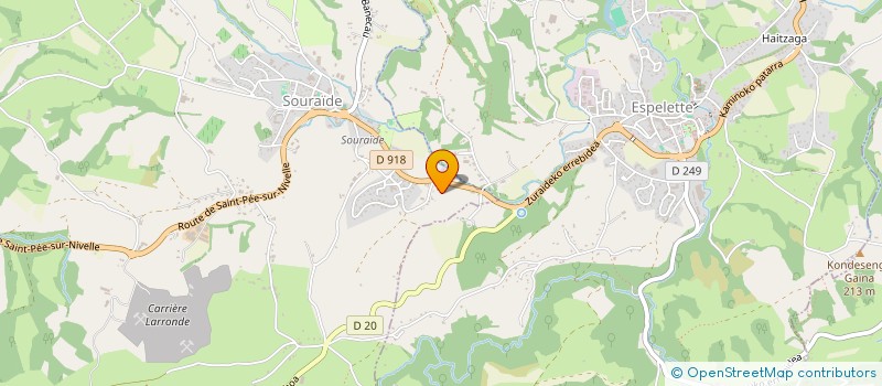 localisation de l'entreprise MONSIEUR PATXI GALARDI à SOURAIDE