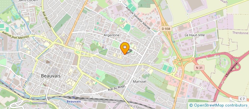 localisation de l'entreprise MONSIEUR PATY NSONSA MAKENGELE  BEAUVAIS