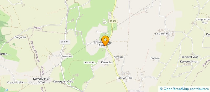 localisation de l'entreprise MONSIEUR PAUL ABALLEA  PLOUNEVEZ-LOCHRIST