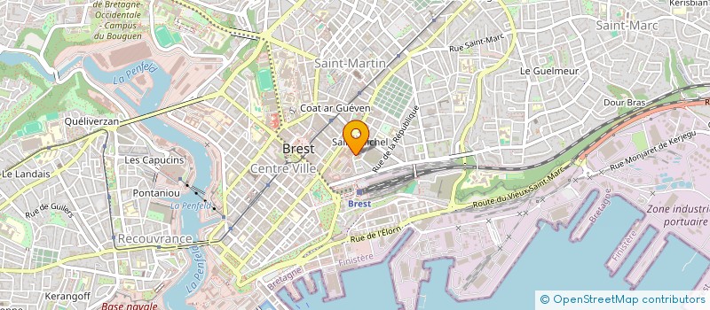 localisation de l'entreprise MONSIEUR PAUL ABRAHAM  BREST