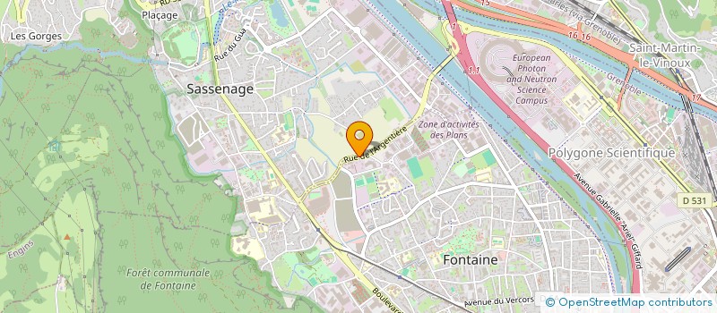 localisation de l'entreprise MONSIEUR PAUL ACHARD-LOMBARD  FONTAINE