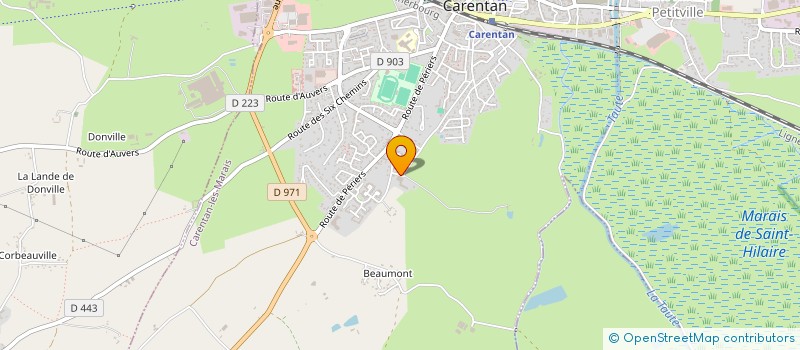 localisation de l'entreprise MONSIEUR PAUL ADAM  CARENTAN-LES-MARAIS