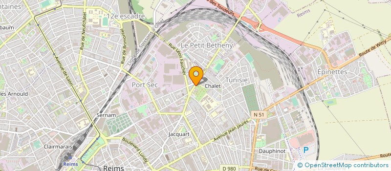 localisation de l'entreprise MONSIEUR PAUL ADAM  REIMS