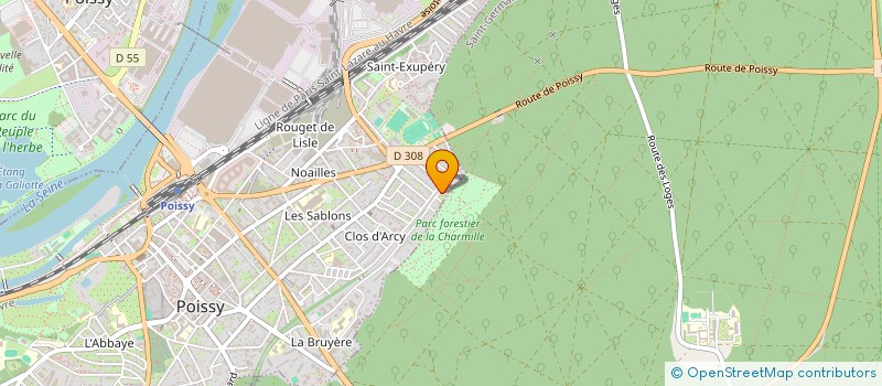localisation de l'entreprise MONSIEUR PAUL ADEKPLOVI à POISSY