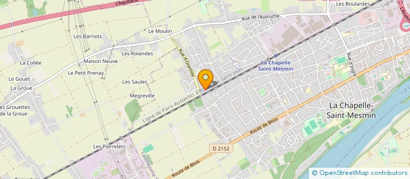 localisation de l'entreprise MONSIEUR PAUL-ADRIEN BIDAULT à LA CHAPELLE-SAINT-MESMIN