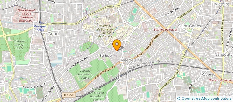 localisation de l'entreprise MONSIEUR PAUL-ADRIEN CATELAND  BORDEAUX