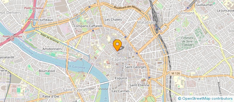 localisation de l'entreprise MONSIEUR PAUL-ADRIEN TOURNIER  TOULOUSE