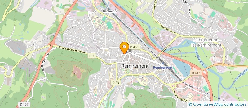 localisation de l'entreprise MONSIEUR PAUL AEBY  REMIREMONT