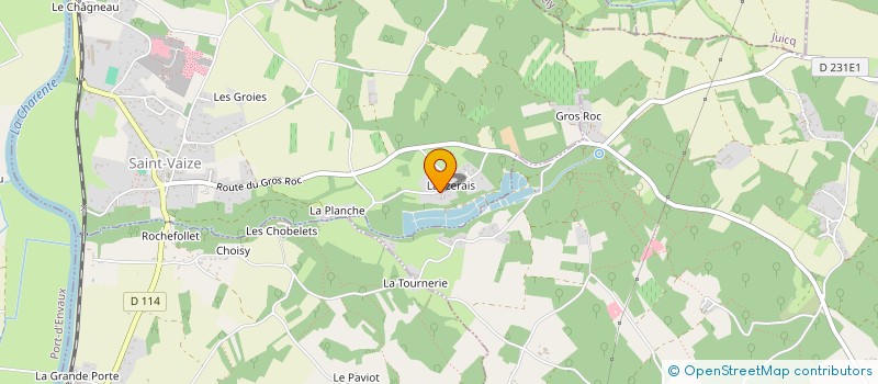 localisation de l'entreprise MONSIEUR PAUL-AIMERYC SIRE  SAINT-VAIZE