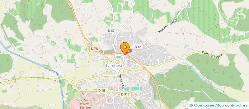 localisation de l'entreprise MONSIEUR PAUL-ALAIN DUCROS  LAMBESC