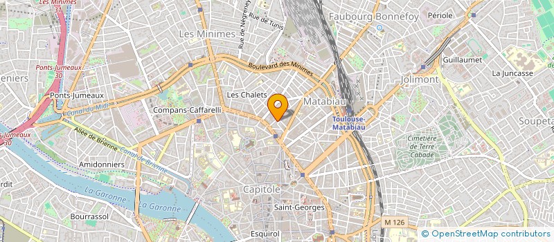 localisation de l'entreprise MONSIEUR PAUL ALAUZET  TOULOUSE