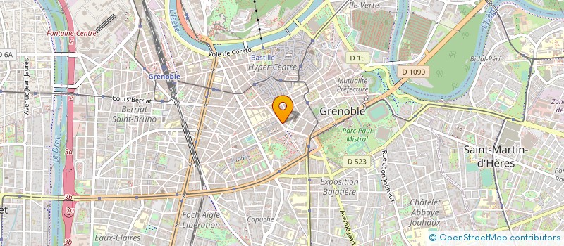 localisation de l'entreprise MONSIEUR PAUL ALBERTINI  GRENOBLE