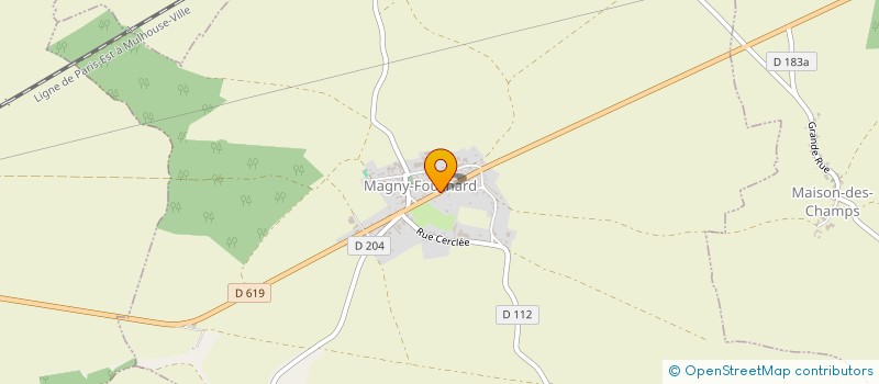 localisation de l'entreprise MONSIEUR PAUL-ALEXANDRE SERRUROT  MAGNY-FOUCHARD