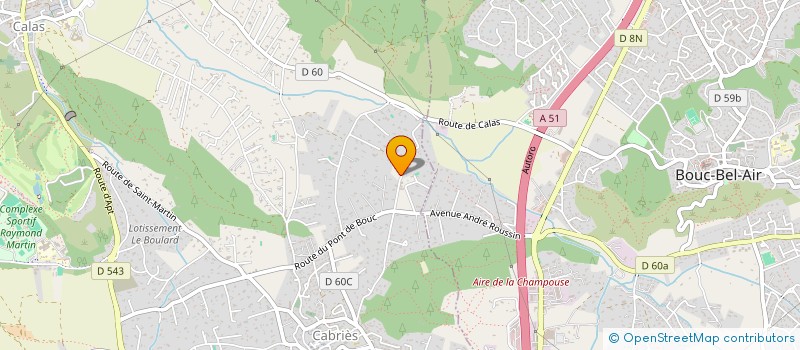 localisation de l'entreprise MONSIEUR PAUL ALFIERI  CABRIES