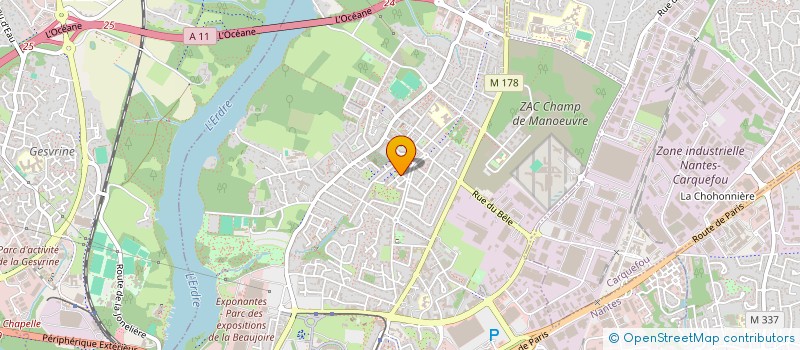 localisation de l'entreprise MONSIEUR PAUL ALLAIN à NANTES