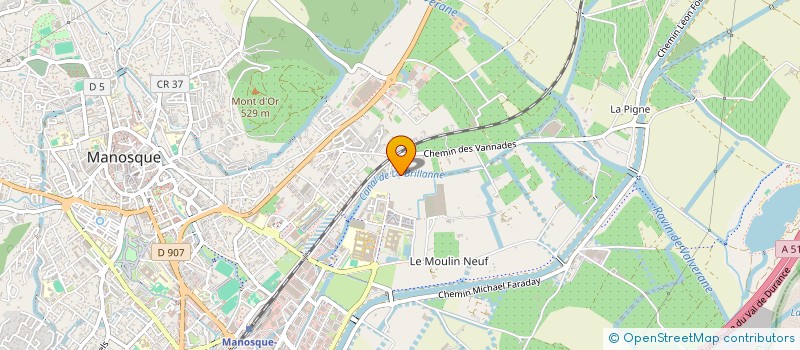 localisation de l'entreprise MONSIEUR PAUL AMALRIC à MANOSQUE