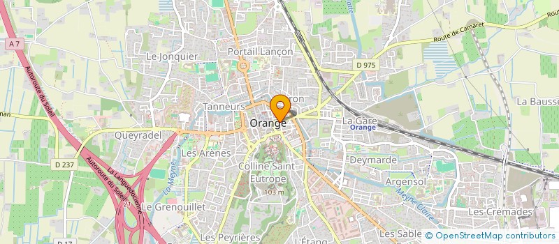 localisation de l'entreprise MONSIEUR PAUL AMALRIC  ORANGE