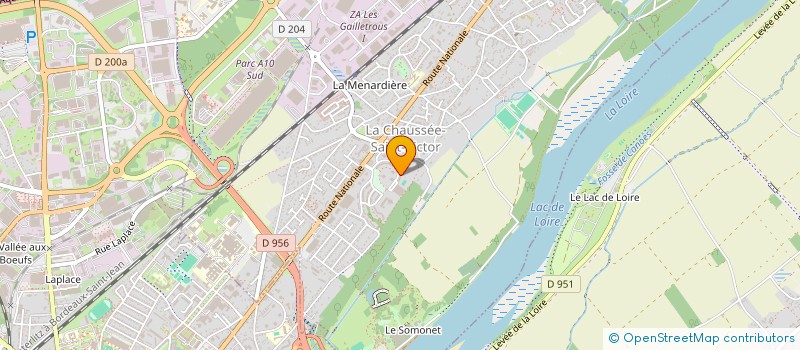 localisation de l'entreprise MONSIEUR PAUL AMBROISE  LA CHAUSSEE-SAINT-VICTOR