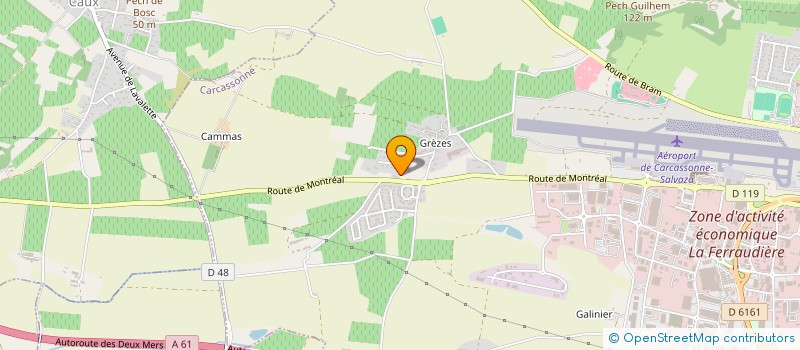 localisation de l'entreprise MONSIEUR PAUL-ANDRE LOPEZ  CARCASSONNE