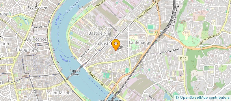 localisation de l'entreprise MONSIEUR PAUL-ANDRE PARENT  BORDEAUX