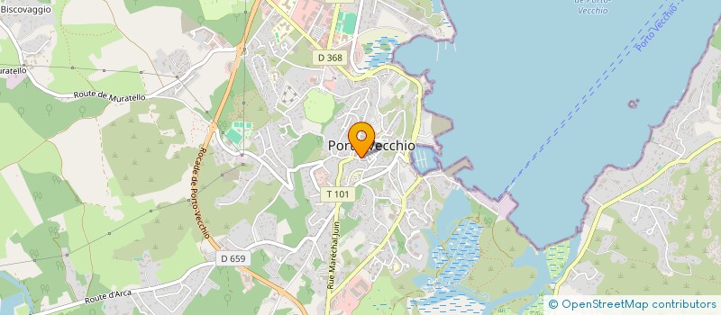 localisation de l'entreprise MONSIEUR PAUL ANDREANI à PORTO-VECCHIO