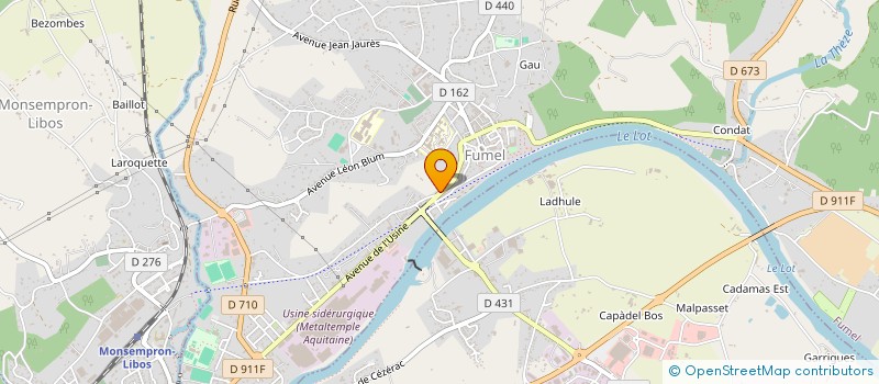 localisation de l'entreprise MONSIEUR PAUL ANDRES  FUMEL