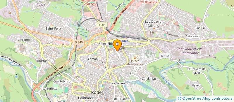 localisation de l'entreprise MONSIEUR PAUL ANGLARS  RODEZ