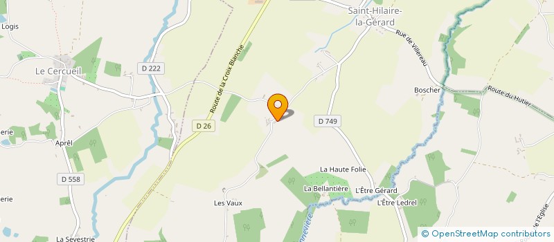 localisation de l'entreprise MONSIEUR PAUL ANGLAY à MORTREE