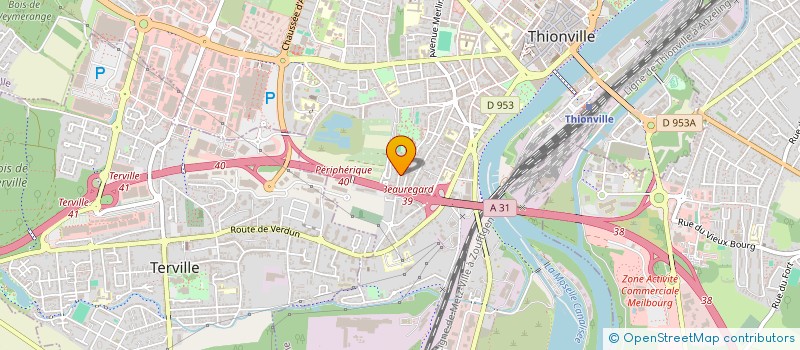 localisation de l'entreprise MONSIEUR PAUL ANICET EFFA EBASSOLA  THIONVILLE