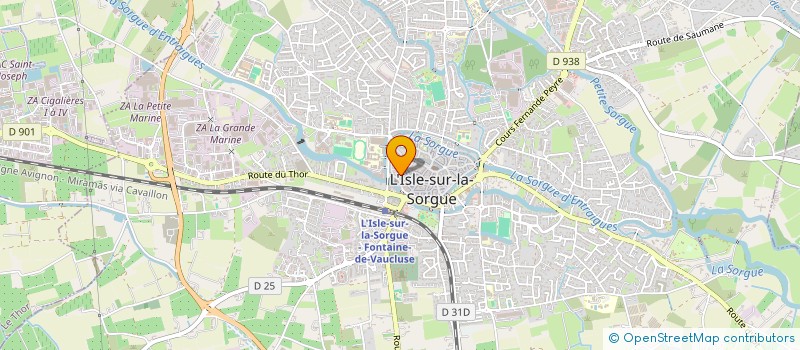 localisation de l'entreprise MONSIEUR PAUL ANQUETIL  L'ISLE-SUR-LA-SORGUE