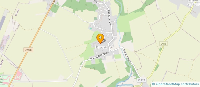localisation de l'entreprise MONSIEUR PAUL ANTOINE DAIRAINE  DRUCAT