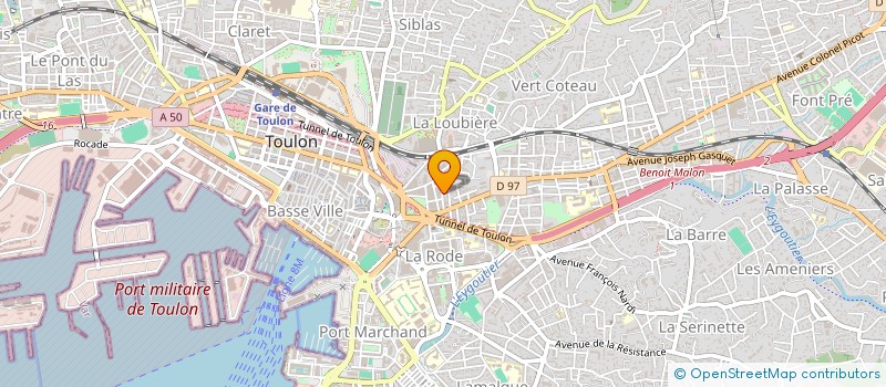 localisation de l'entreprise MONSIEUR PAUL ANTOINE FIDELI à TOULON