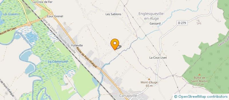 localisation de l'entreprise MONSIEUR PAUL-ANTOINE MENAGER  BONNEVILLE-SUR-TOUQUES