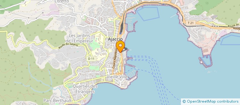 localisation de l'entreprise MONSIEUR PAUL-ANTOINE MORELLI-ROHR à AJACCIO