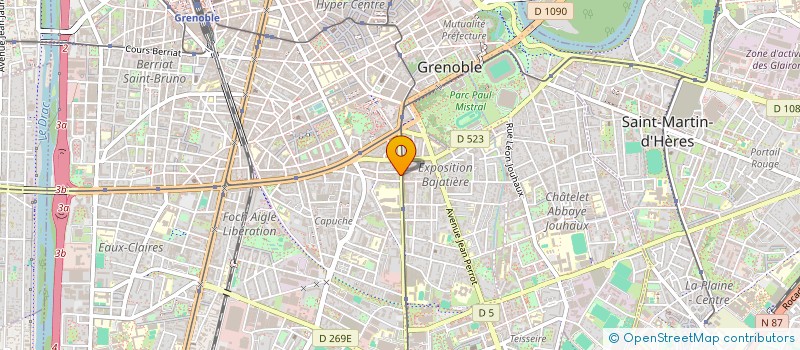 localisation de l'entreprise MONSIEUR PAUL ANTONMATTEI à GRENOBLE