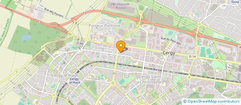 localisation de l'entreprise MONSIEUR PAUL APPOH  CERGY