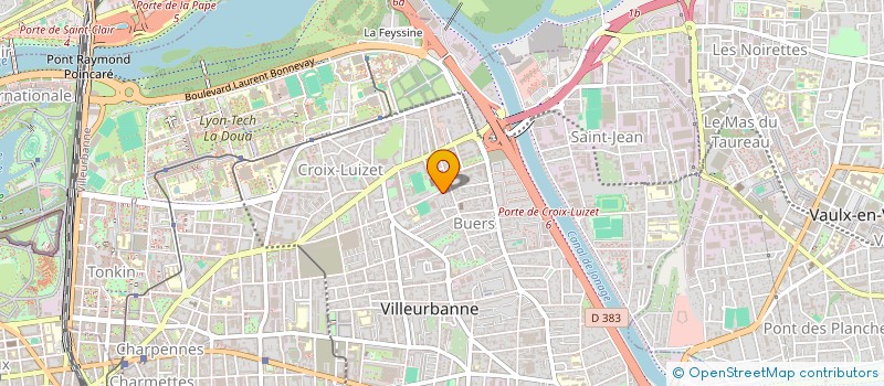 localisation de l'entreprise MONSIEUR PAUL ARHUR  VILLEURBANNE