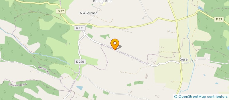 localisation de l'entreprise MONSIEUR PAUL ARIES  MASSEUBE