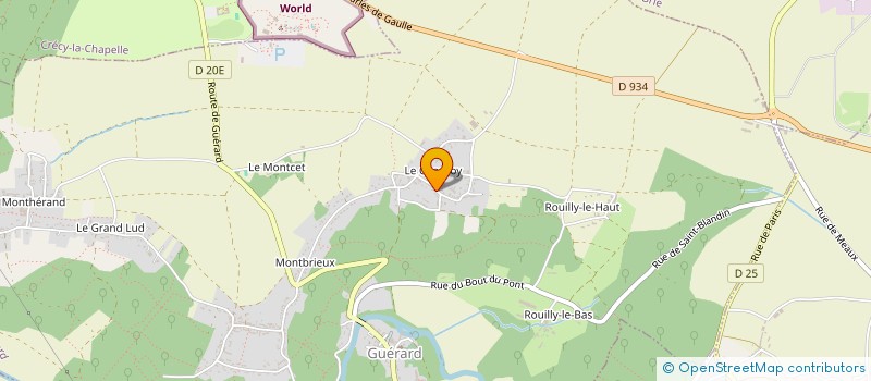 localisation de l'entreprise MONSIEUR PAUL ARNAUD DONIS  GUERARD