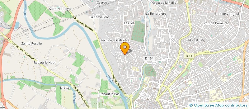 localisation de l'entreprise MONSIEUR PAUL ARNAUD KUILDER  BEZIERS